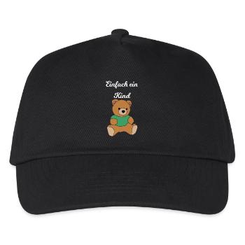 teddy bear - Kids’ Baseball Cap - black - Front