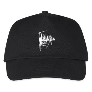 Forests, trees, nature - Kids’ Baseball Cap - black - Front