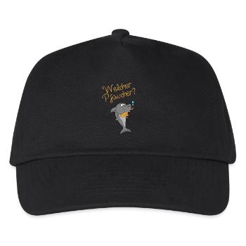 Quel plongeur de pêche requin plonger drôle - Casquette de baseball Enfant - noir - Devant