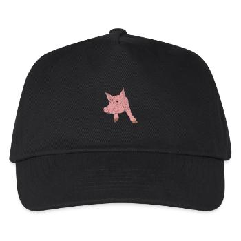 porc - Casquette de baseball Enfant - noir - Devant