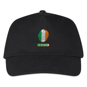 IRELAND, IRELAND DNA FINGERPRINT - Kids’ Baseball Cap - black - Front