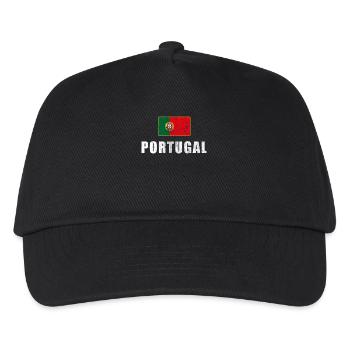 Portugal fans maillot de football Portugais fans - Casquette de baseball Enfant - noir - Devant