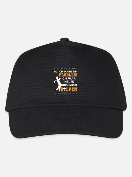 Golf golfen habe ein Problem Geschenk für Golfer - Kinder Basecap - Schwarz