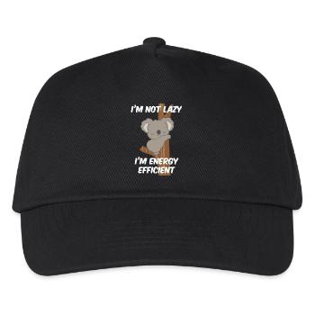 Koala - Koalas - T-shirt Koala - Lazybear - Lazy - Casquette de baseball Enfant - noir - Devant
