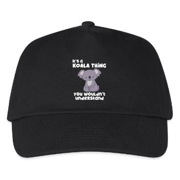 Koala - Koalas - T-shirt Koala - Cadeau - Casquette de baseball Enfant - noir - Devant