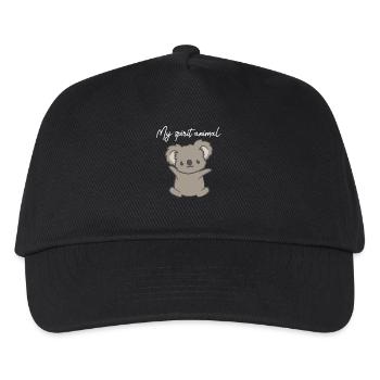 Koala - Koalas - T-shirt Koala - Spirit Animal - Casquette de baseball Enfant - noir - Devant