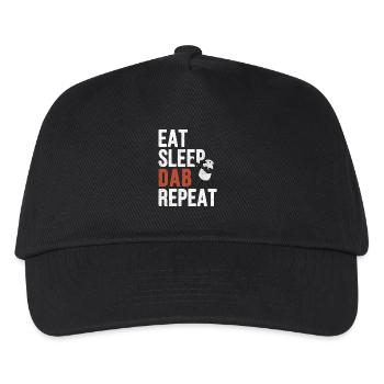 Eating Sleep Dabbing Repeat Gift - Kids’ Baseball Cap - black - Front