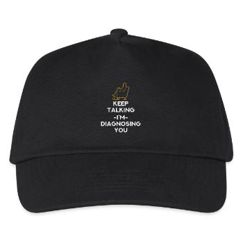 Psychologe Psychologie Therapeut Geschenk - Kinder Basecap - Schwarz - Vorne