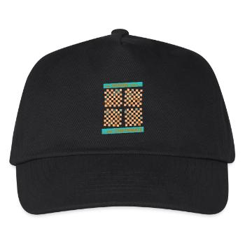 The ORANGE move ... and CHECKMATE - easy - Kids’ Baseball Cap - black - Front