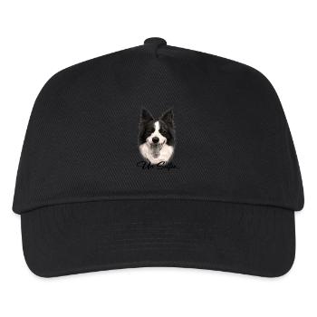 Border Collie dog - Kids’ Baseball Cap - black - Front
