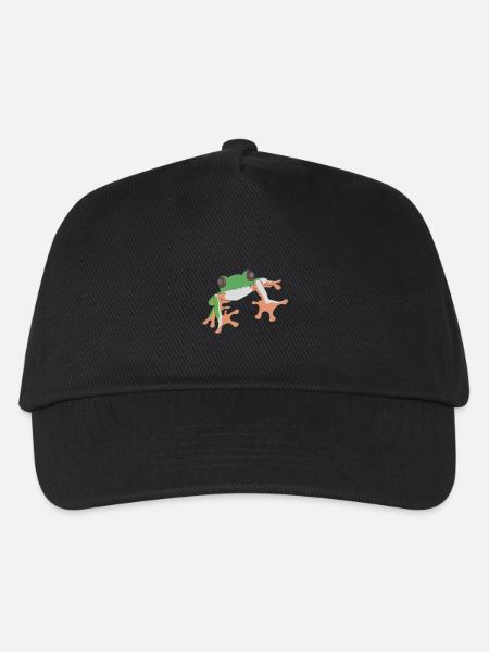 Frosch - Kinder Basecap - Schwarz