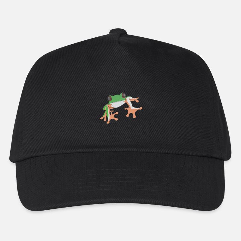 Frosch - Kinder Basecap - Schwarz