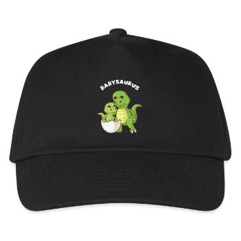 Babysaurus - Funny Family Matching Gift - Kids’ Baseball Cap - black - Front