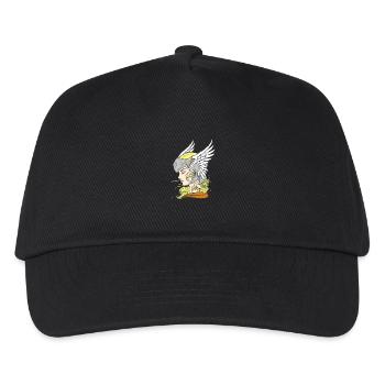 Wallküre - Kinder Basecap - Schwarz - Vorne