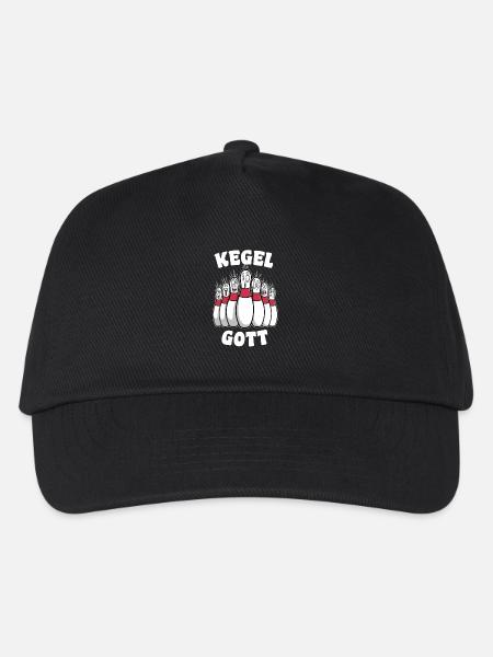 Kegel Gott - Kinder Basecap - Schwarz
