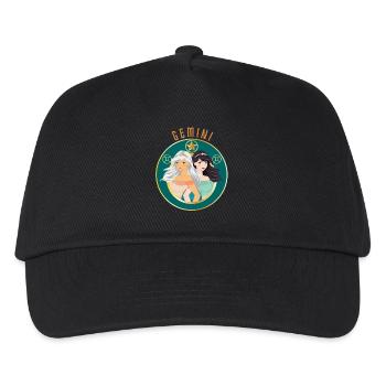 Zodiaque - Horoscope - Gémeaux - Cadeaux - Casquette de baseball Enfant - noir - Devant