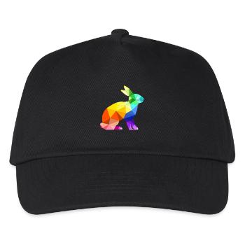 lièvre - Casquette de baseball Enfant - noir - Devant