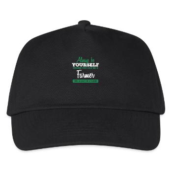 Bauer Bäuerin Bauernhof Farmer Tiere Geschenkidee - Kinder Basecap - Schwarz - Vorne