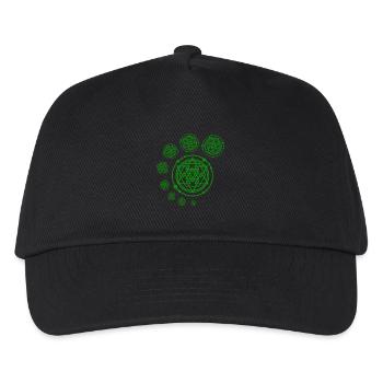 Crop Circle T-Shirt extraterrestre extraterrestre - Casquette de baseball Enfant - noir - Devant