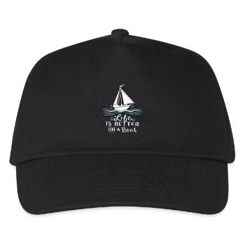 Sailing Sailing Boat Gift - Kids’ Baseball Cap - black - Front