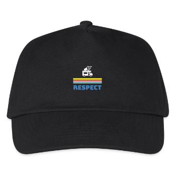 Respecter l'homme dans la camionnette de glace - Casquette de baseball Enfant - noir - Devant