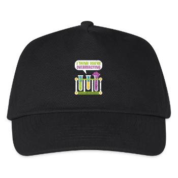 Spruch Chemie Chemiker Nerd Geschenk Universität - Kinder Basecap - Schwarz - Vorne
