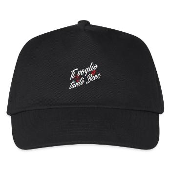 Ich liebe Dich Liebe Italienisch - Kinder Basecap - Schwarz - Vorne