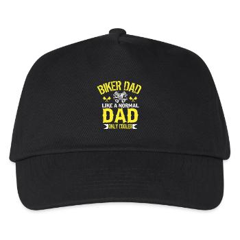 Biker motorcycle - Kids’ Baseball Cap - black - Front