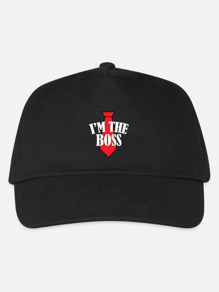 Boss I'm the Boss - Kinder Basecap - Schwarz