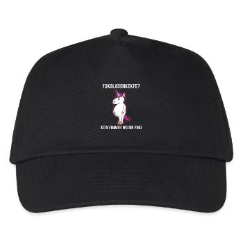 FOKOLADENKEKFE NO FIMMER WHERE TO FIND THE - Kids’ Baseball Cap - black - Front