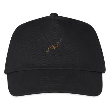 Trombone And Musical Notes - Kids’ Baseball Cap - black - Front