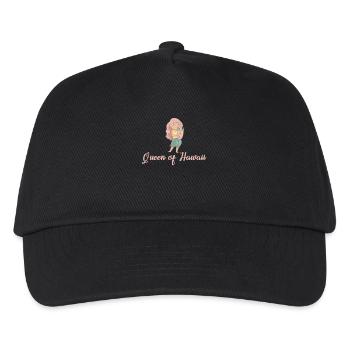 Hawaii Queen - Kinder Basecap - Schwarz - Vorne
