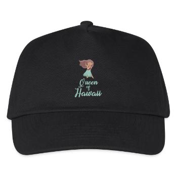 Königin von Hawaii - Kinder Basecap - Schwarz - Vorne
