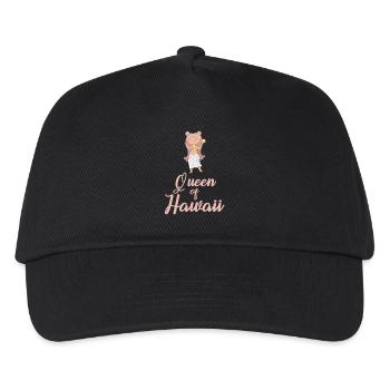 Hawaii Urlaub - Kinder Basecap - Schwarz - Vorne