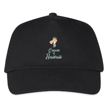 Hawaii Mädchen - Kinder Basecap - Schwarz - Vorne