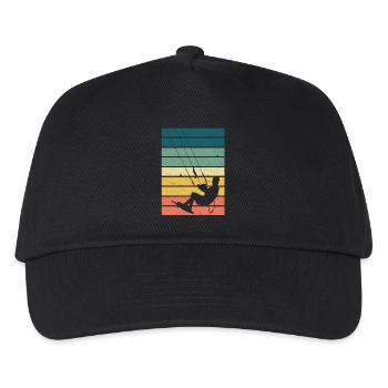 Kitesurfing - kiteboard kite surfing surfer gift - Kids’ Baseball Cap - black - Front