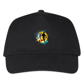 Running Sport Jogger Recreational Sports Gift Running - Kids’ Baseball Cap - black - Front