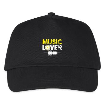 Music Lover musique amant musique cadeau - Casquette de baseball Enfant - noir - Devant