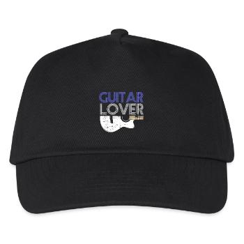 Guitar lover gift guitarist guitar - Kids’ Baseball Cap - black - Front