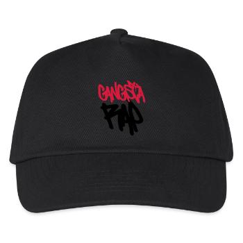 Gangsta Rap! - Kinder Basecap - Schwarz - Vorne