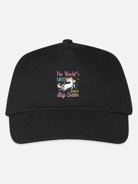 The World's most magical big Sister - Kids’ Baseball Cap - black