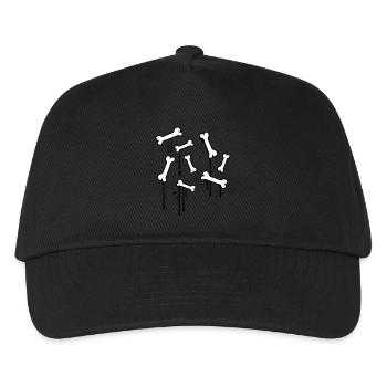 graffiti gouttes os modèle morts beaucoup de squelette - Casquette de baseball Enfant - noir - Devant