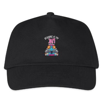 Reading - Reading Is My Jam - Kids’ Baseball Cap - black - Front