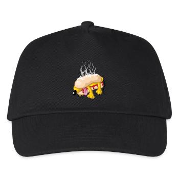 Hot dog - Kids’ Baseball Cap - black - Front
