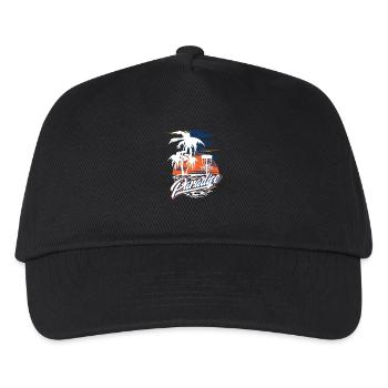 Paradise Disc Golf - Kinder Basecap - Schwarz - Vorne
