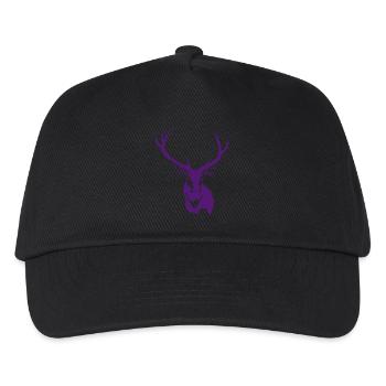 Red Stag Rentier mit Geweih - Kinder Basecap - Schwarz - Vorne