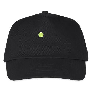 Tennis - Kinder Basecap - Schwarz - Vorne