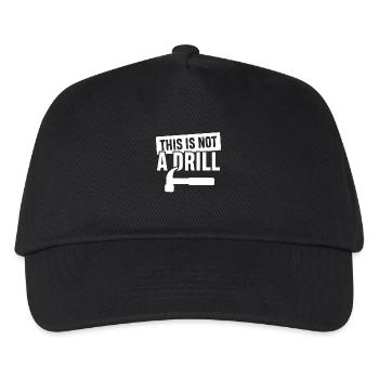 This is not a Drill tool kit worker mechanic - Kids’ Baseball Cap - black - Front