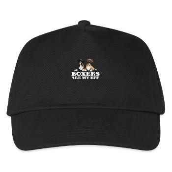 Boxer Dog Boxers sont ma meilleure amie - Casquette de baseball Enfant - noir - Devant
