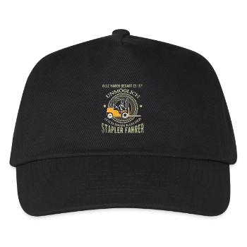 Élévateur conducteur t-shirt pour les magasiniers et les chariots élévateurs - Casquette de baseball Enfant - noir - Devant